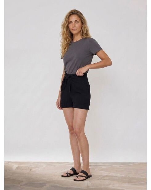 Schwarze Melonenshorts