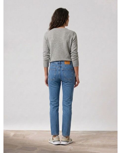 Blaue Slim-Jeans