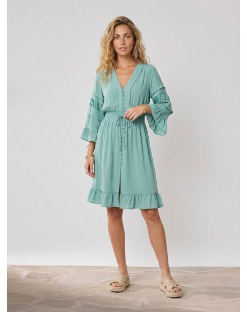 Vestido Amandine verde