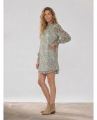 Anderson Kleid mit Strohmuster