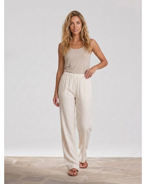 Pantaloni Pippa crema