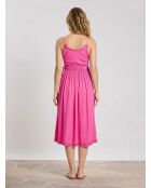 Rosa Kleid mit dünnen Trägern