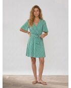 Robe Rmarilou imprimée géométrique chlorophylle