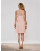 Robe Dico patineuse texturée rose