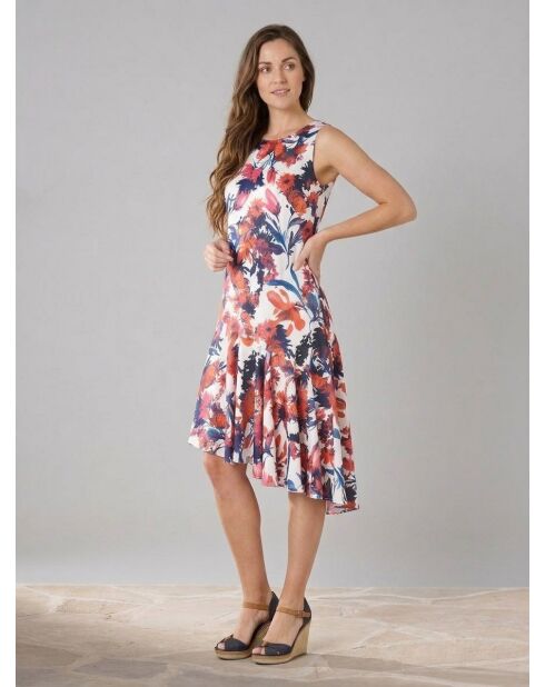 Robe Aberdeen asymétrique blanche