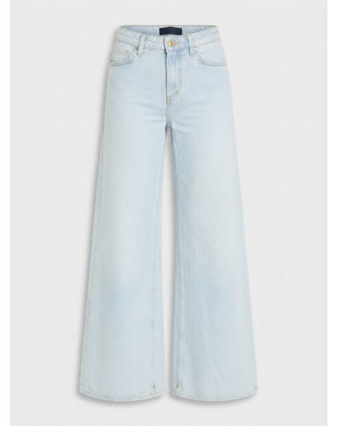 Hellblaue Jeans mit weitem Bein