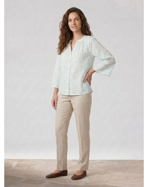 Blouse Dolene imprimée eau