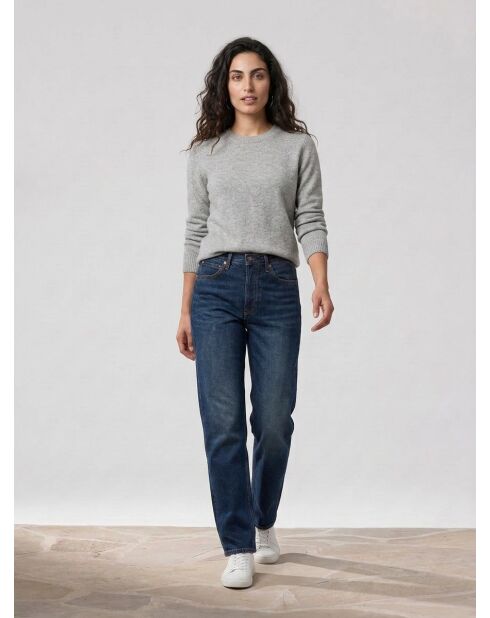 Mittelblaue Boyfriend-Jeans aus 100% Bio-Baumwolle