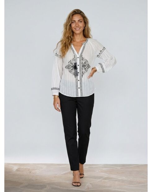 Camisa Havana blanquecina