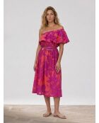 Rmichelle Pfingstrosenkleid mit Blumenmuster