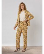 Veste Anna imprimée jaune/orange