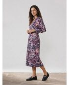 Robe Cherry imprimée rose/violet