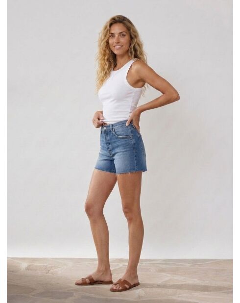 Short en jean Babe bleu