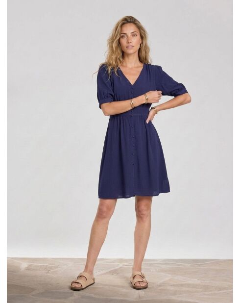 Natasha marineblaues Kleid