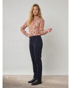 Camisa estampada naranja oscuro Coraz