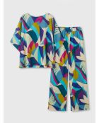 Blouse oversize Samuel imprimée multicolore