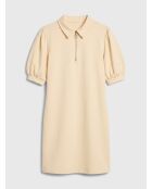 Ecru Polo Blend Kleid