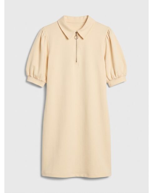 Ecru Polo Blend Kleid