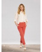 Camicia ampia in tartan multicolore Polly