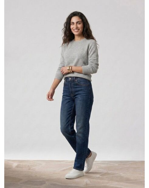 Mittelblaue Boyfriend-Jeans aus 100% Bio-Baumwolle