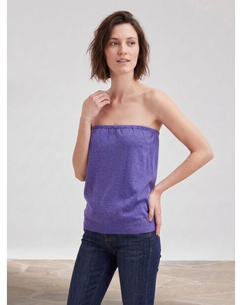 Bustier Bellflower in cotone e cashmere