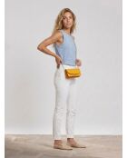 Jean Slim en Toile de coton Mina blanc