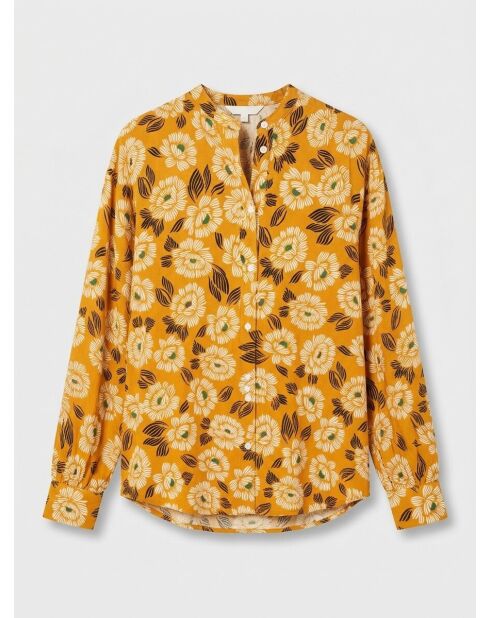 Blusa Cody con estampado ocre