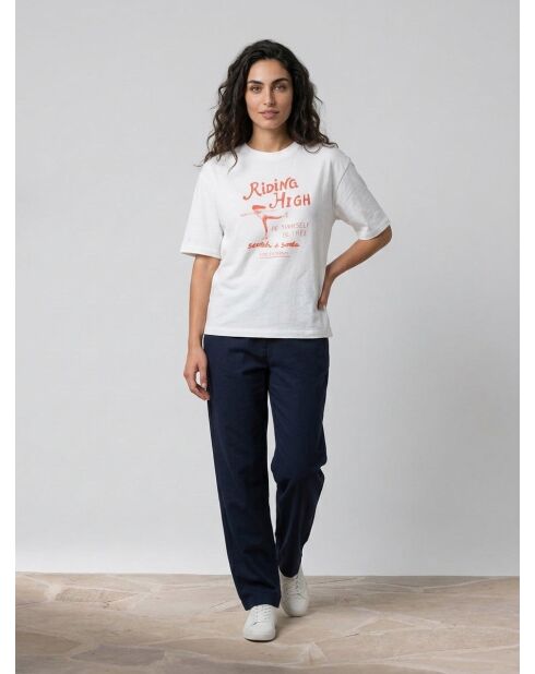T-Shirt Loose 100% Coton Bio écru