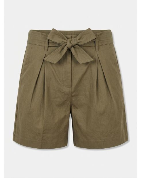 Army-Hose aus einer Mischung aus Baumwolle und Leinen aus Edelstahl