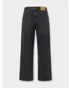 Schwarze Boyfriend-Jeans