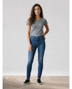 720 Hirise Super Skinny blaue Jeans