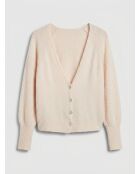 Cardigan Store rose pâle