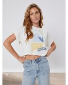 T-Shirt Billabong x Wrangler Take It Back blanc