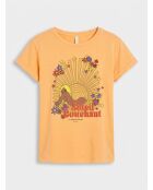 T-shirt Orange Sun