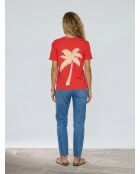 T-Shirt La Playa rouge