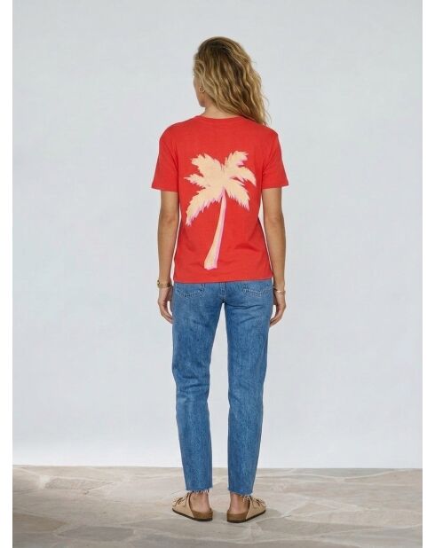 T-Shirt La Playa rouge
