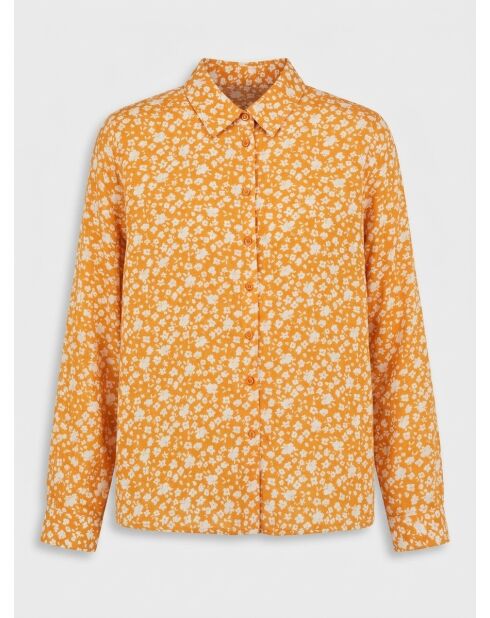 Lana-Shirt mit Sonnenblumenblüten