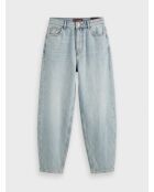 Hellblaue Ballonjeans aus 100% Bio-Baumwolle