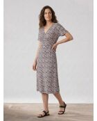 Martin Kleid mit elfenbeinfarbenem Fantasy-Print