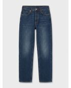 Mittelblaue Boyfriend-Jeans aus 100% Bio-Baumwolle