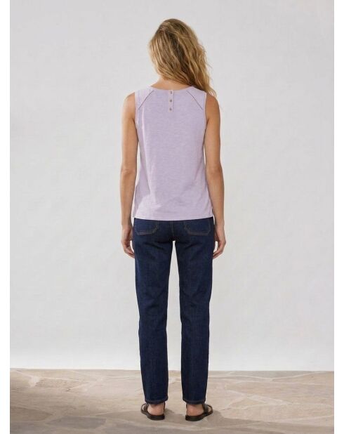 Laurie lila Top aus 100% Bio-Baumwolle