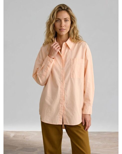 Camisa oversize Gabin rosa claro