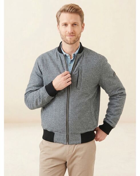 Blouson réversible Eubea gris