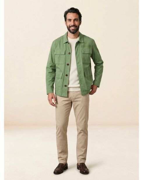 Veste Worker Poche Bout verte