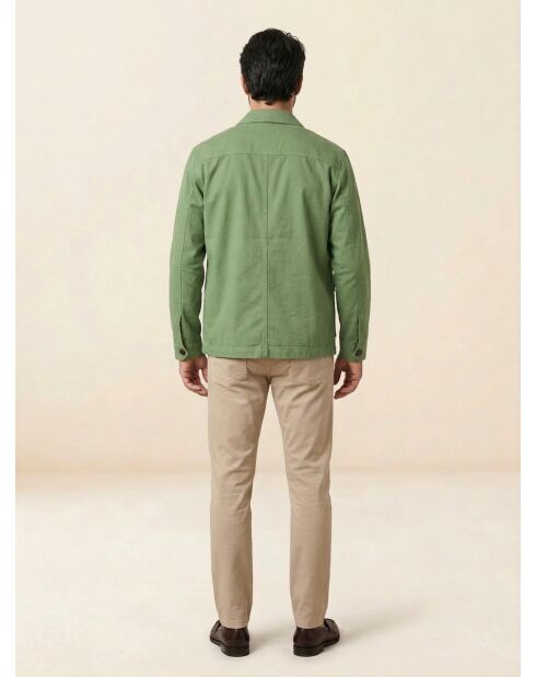 Veste Worker Poche Bout verte