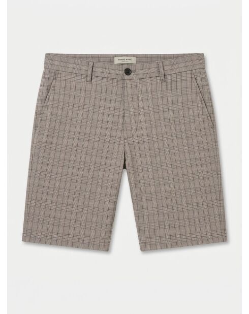 Bobby braun/blau karierte Shorts