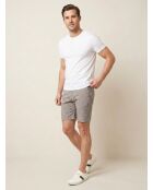 Bobby braun/blau karierte Shorts
