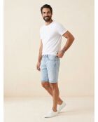 501 Blaue Jeansshorts mit Saum
