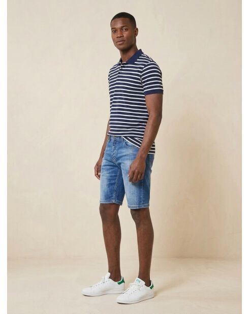 Pantaloncini in jeans blu chiaro Vito