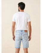 501 Blaue Jeansshorts mit Saum
